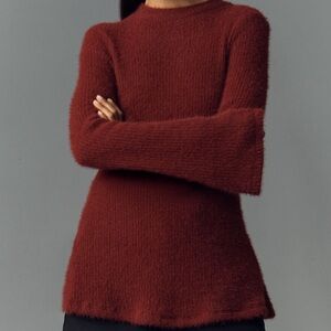 Anthropologie Maeve Red Sweater